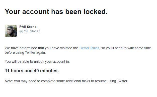 Why is this a violation of Twitter rules – as it is simply a link to an articles that uses government provided data