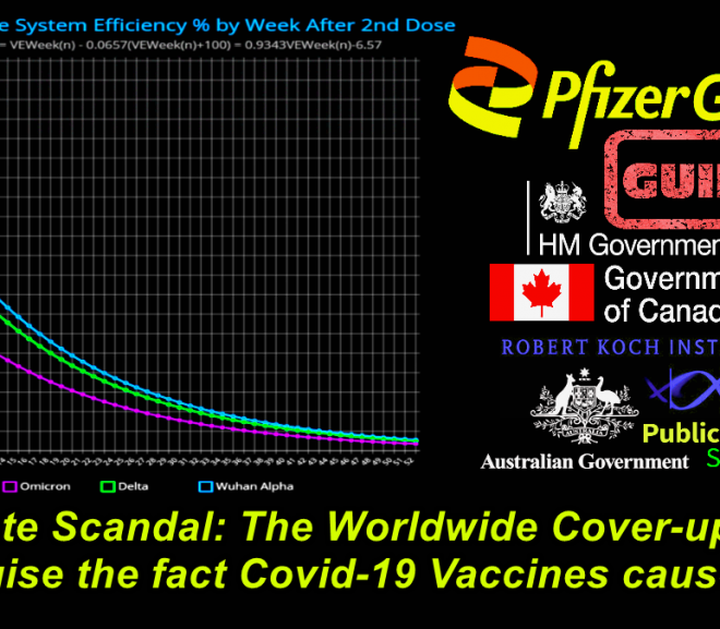 PfizerGate Scandal: The Worldwide Cover-up of Data to disguise the fact Covid-19 Vaccines cause VAIDS