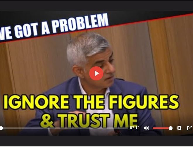 SADIQ KHAN SHOWS US THEY ARE JUST MAKING IT UP AS THE GO
