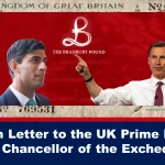 An Open Letter to the UK Prime Minister and Chancellor of the Exchequer
