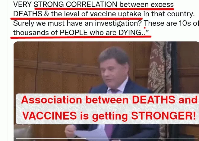 Association Between Vaccines and EXCESS MORTALITY Getting Stronger — and is Discussed in UK Parliament