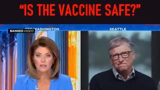 <a href="https://www.bitchute.com/video/cjBwthbK2SGR/">Squirming Bill psycho Gates reacts to question – “Are the vaccines safe”</a>