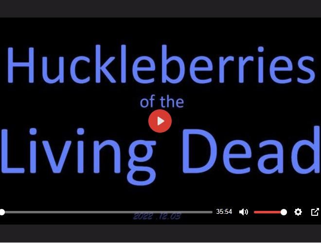 HUCKLEBERRIES OF THE LIVING DEAD