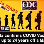 CDC Data confirms COVID Vaccination knocks up to 24 years off a Man’s life
