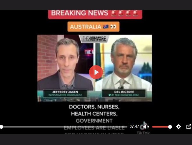 AUSTRALIAN DOCTORS, NURSES, HEALTH CENTRES & GOVERNMENT EMPLOYEES LIABLE FOR VACCINE INJURIES!