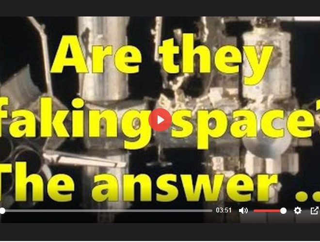 ARE THEY FAKING SPACE THE ANSWER…