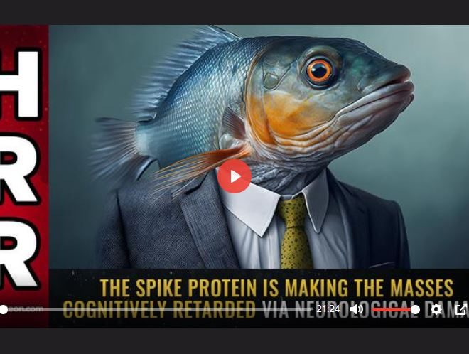 THE SPIKE PROTEIN IS MAKING THE MASSES COGNITIVELY RETARDED VIA NEUROLOGICAL DAMAGE