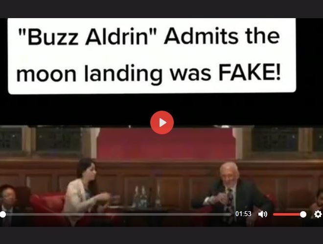 BUZZ ALDRIN HAS ADMITTED FLAT OUT ON AT LEAST 3 DIFFERENT OCCASIONS THE MOON LANDING WERE FAKE