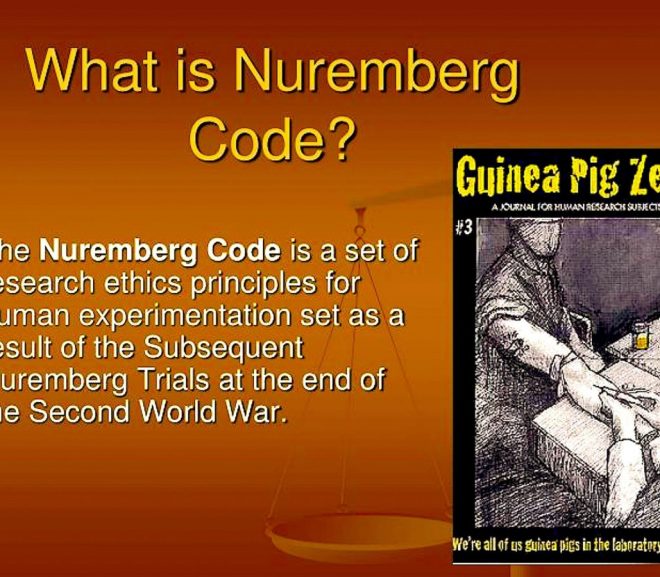 In Violation of the Nuremberg Code: FDA Final Rule: IRB Waiver of Informed Consent for Minimal-Risk Investigations