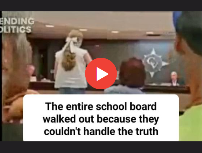 14 YEAR OLD EXPOSED THE HYPOCRISY OF THE ENTIRE SCHOOL BROAD THAT THEY HAD TO WALK OUT